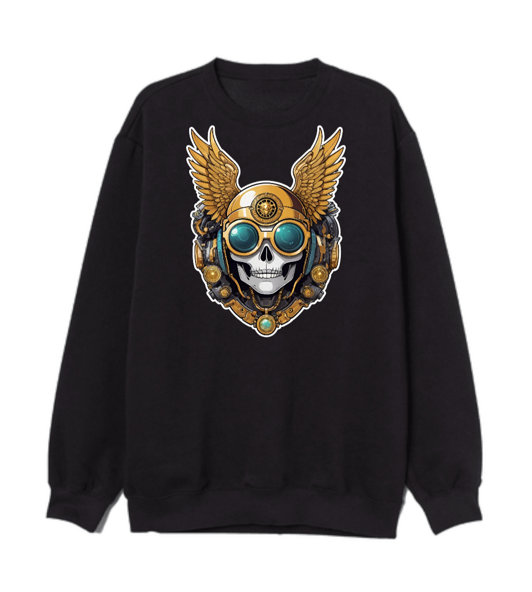 Dressipluus "Scull with wings"