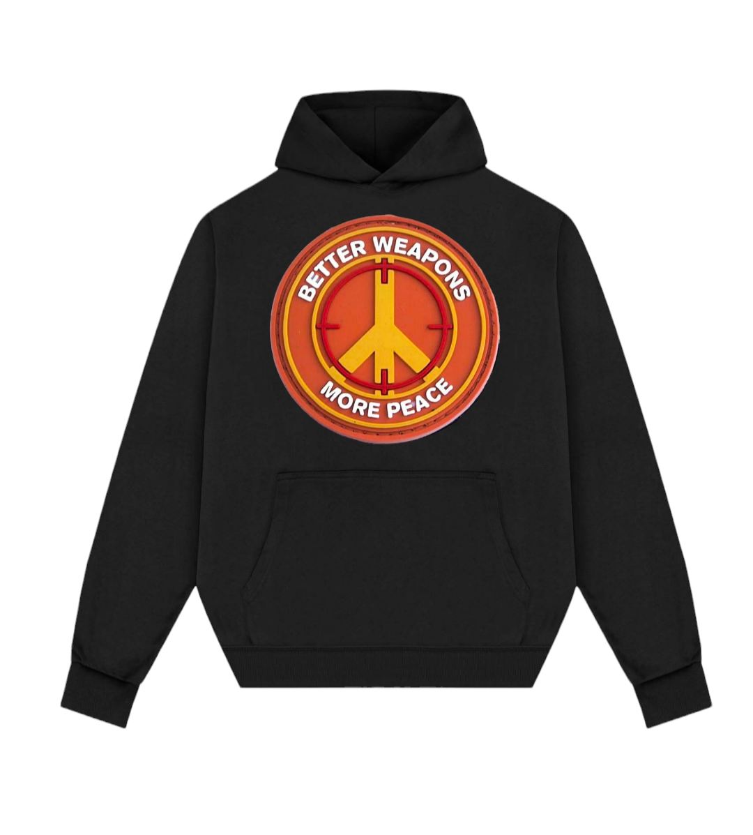 Kapuutsiga dressipluus "More peace"